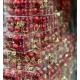 Шар Новогодний Елочный 25мм/2,5см Красный, Игрушка на Елку, Рождественский декор (упаковка 12 штук в тубусе)