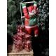 Шар Новогодний Елочный 30мм/3,0см Красный, Игрушка на Елку, Рождественский декор (упаковка 12 штук в тубусе)