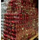 Шар Новогодний Елочный 80мм/8,0см Красный, Игрушка на Елку, Рождественский декор (упаковка 12 штук в тубусе)