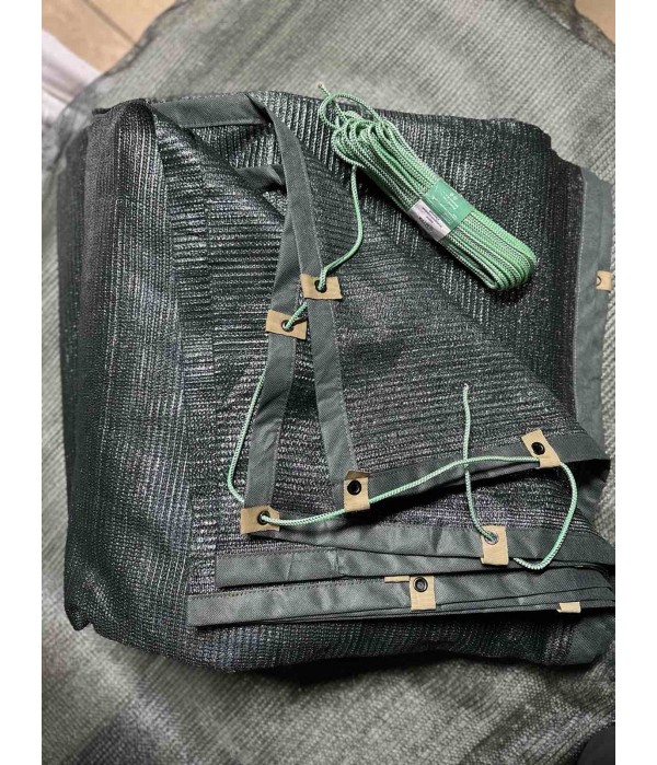 Притеняющий тент 3×10 м 95% с люверсами — максимальная тень и прохлада в жаркую погоду