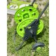 Тележка для поливочного шланга на колесах вместимостью 1/2" — 60 м, 3/4" — 30 м из ударопрочного пластика
