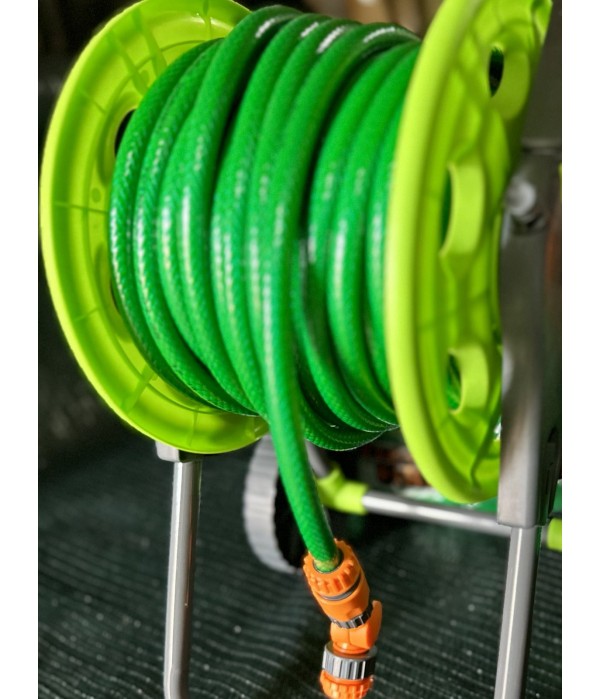 Турецкий трёхслойный армированный садовый шланг FIRAT Non-Torsion 3/4" 50 м