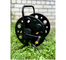 Катушка металлическая для поливочного шланга 1/2" — 100 м, 3/4" — 50 м