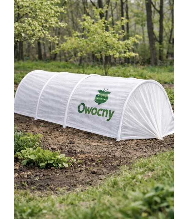 Парник-туннель Owocny усиленный 6 м из агроволокна 60 г/м²