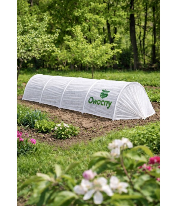 Парник-туннель Owocny 6 м из агроволокна 50 г/м²