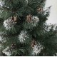Ель с Шишками Лилия Белые Кончики 3,00м/300см ПВХ Зеленая Новогодняя Искусственная