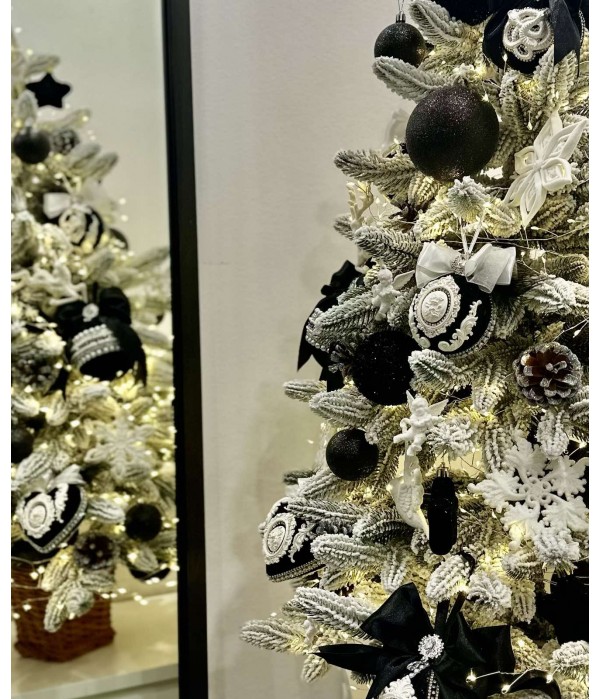 Елка искусственная литая заснеженная Violetta 150 см – зимняя сказка для вашего дома!