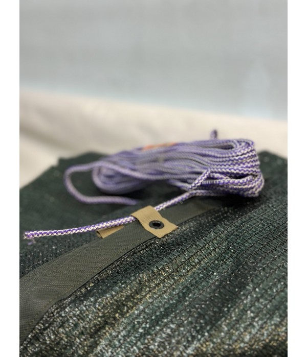 Притеняющий тент 3×4 м 85% с люверсами — затеняющая сетка с кольцами для растений и зон отдыха