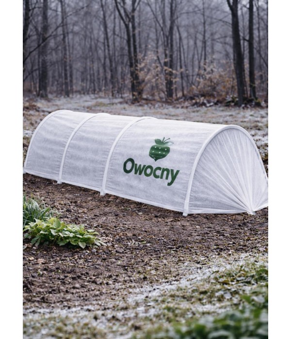 Парник-туннель Owocny профессиональный 4 м из агроволокна 65 г/м²