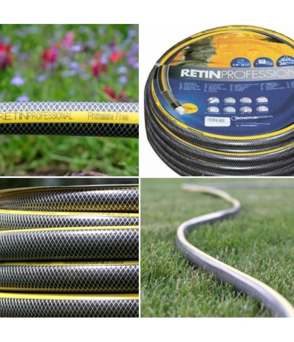 Итальянский Садовый Шланг 1/2 Retin Professional Tecnotubi